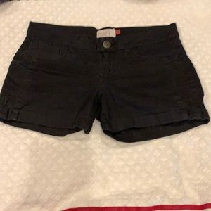 Black short shorts